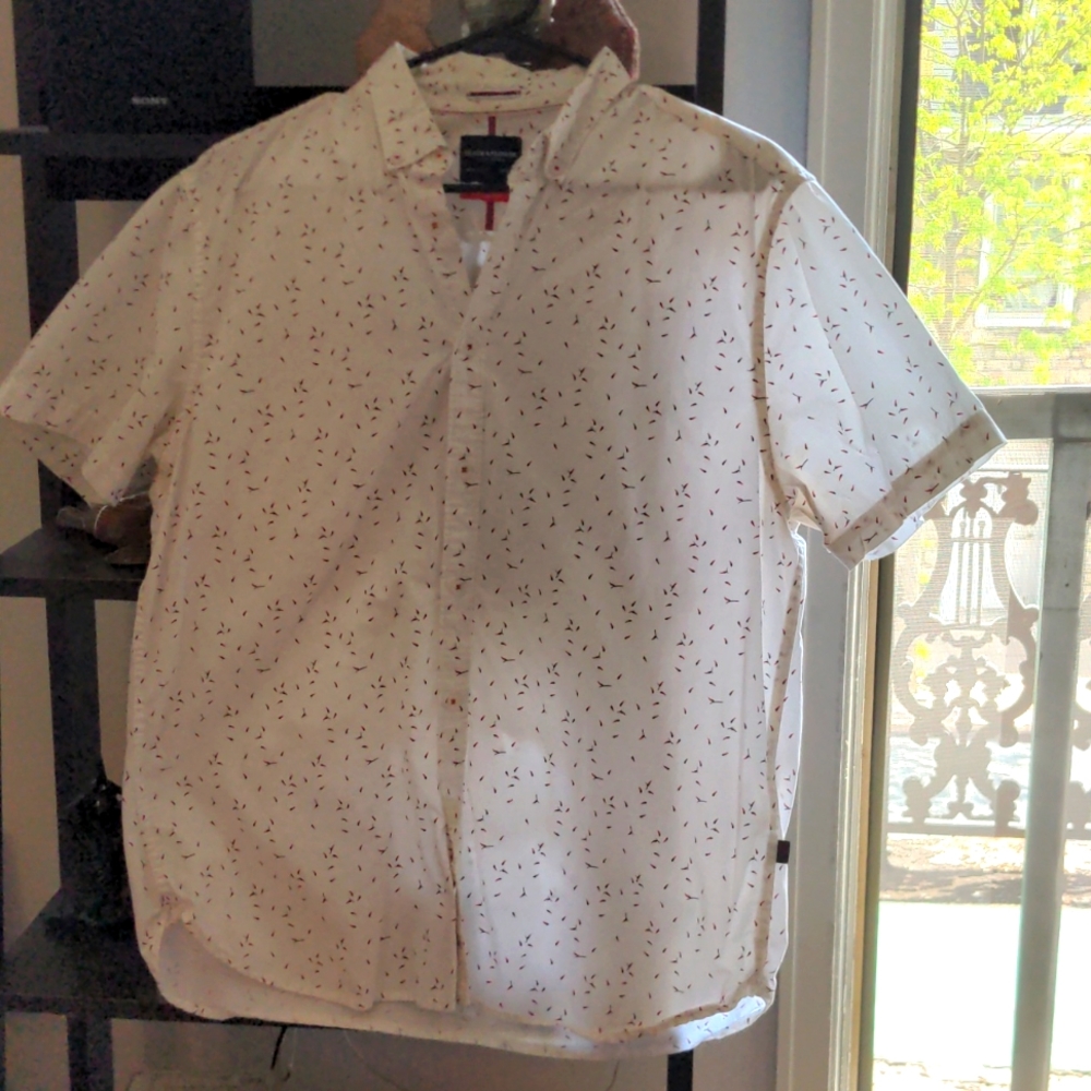 Men's button up chili shirt